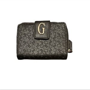 Guess Black Embossed Women's Wallet